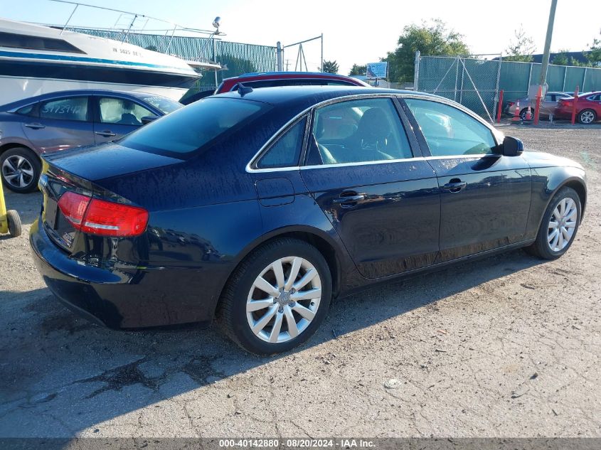 2011 Audi A4 Premium Plus VIN: WAUFFAFL1BN023807 Lot: 40142880