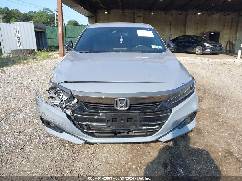 VIN 1HGCV1F31NA047708 2022 HONDA ACCORD SPORT