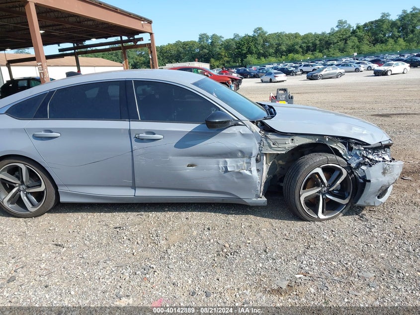 VIN 1HGCV1F31NA047708 2022 HONDA ACCORD SPORT