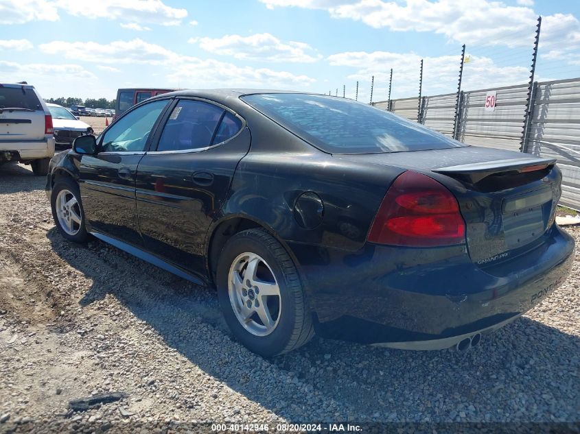 2G2WP522441160477 2004 Pontiac Grand Prix Gt1