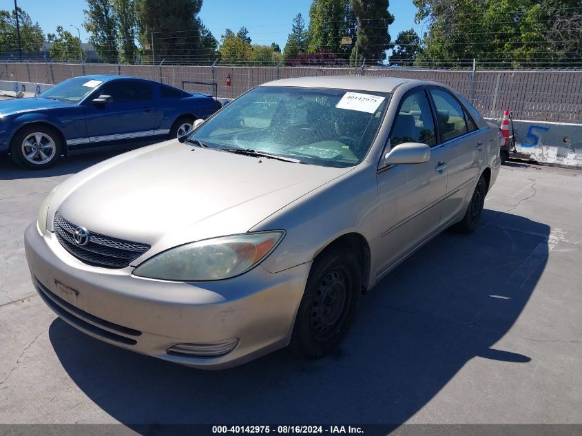 2003 Toyota Camry Le VIN: JTDBE32K630172791 Lot: 40142975