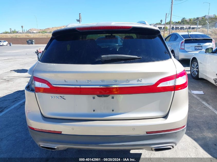 2017 Lincoln Mkx Select VIN: 2LMPJ6KR8HBL14998 Lot: 40142981