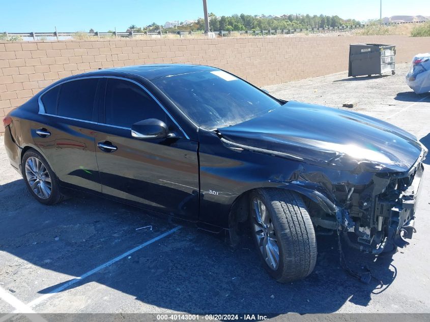 2019 Infiniti Q50 3.0T Luxe VIN: JN1EV7APXKM514688 Lot: 40143001