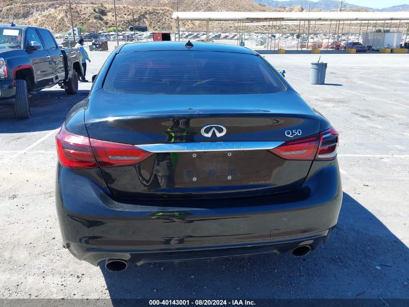 2019 Infiniti Q50 3.0T Luxe VIN: JN1EV7APXKM514688 Lot: 40143001