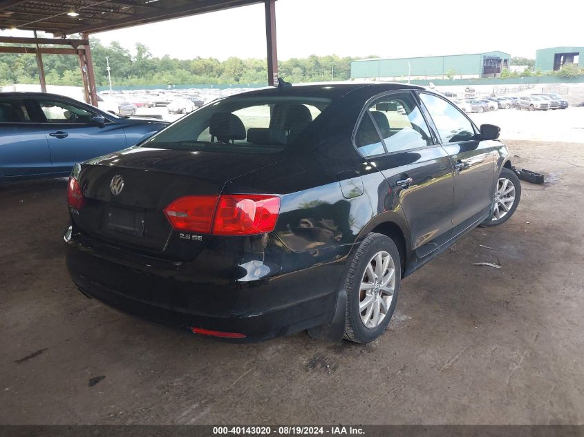 2011 Volkswagen Jetta 2.5L Se VIN: 3VWDZ7AJ4BM102244 Lot: 40143020