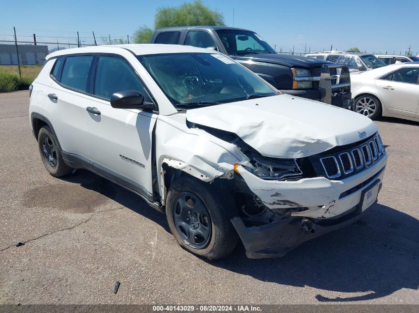 2019 Jeep Compass Sport Fwd VIN: 3C4NJCAB8KT851019 Lot: 40143029