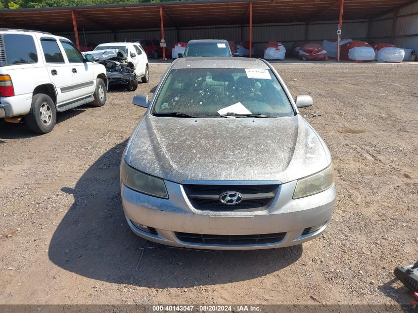 2006 Hyundai Sonata Gls V6/Lx V6 VIN: 5NPEU46F26H064162 Lot: 40143047