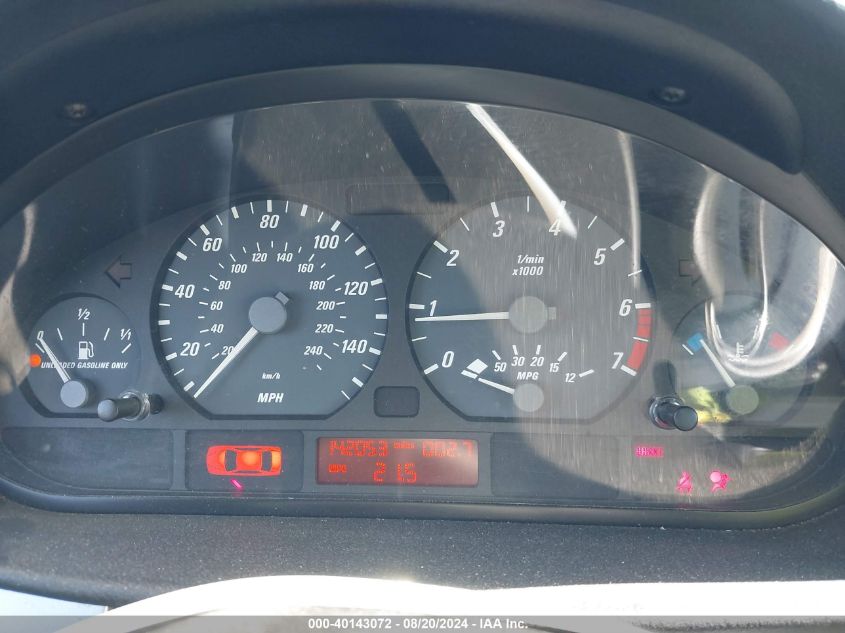 2002 BMW 325Ci VIN: WBABN33412JW51495 Lot: 40143072