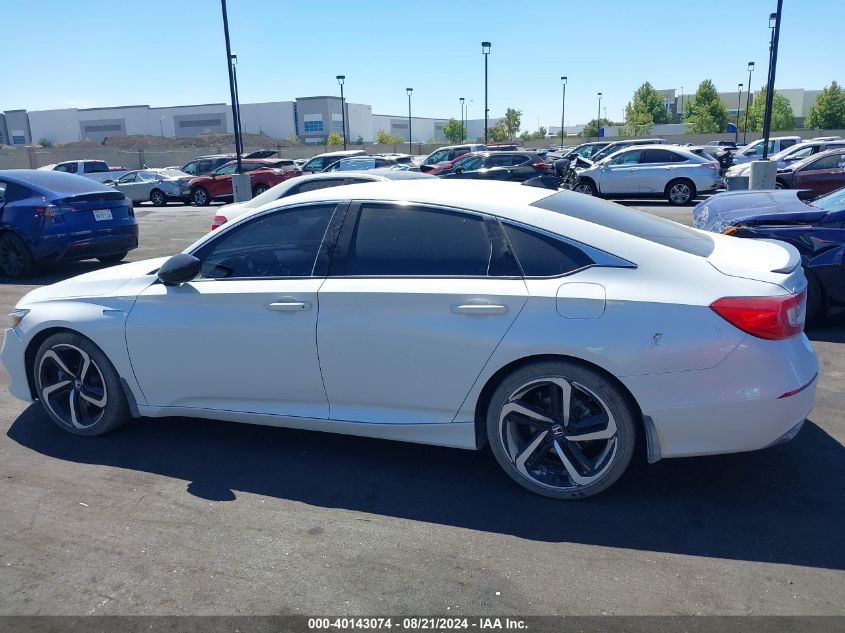 2022 Honda Accord Hybrid Sport VIN: 1HGCV3F21NA044777 Lot: 40143074