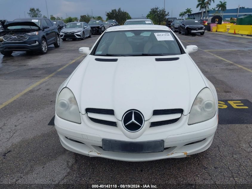 2005 Mercedes-Benz Slk 350 VIN: WDBWK56F55F055947 Lot: 40143118