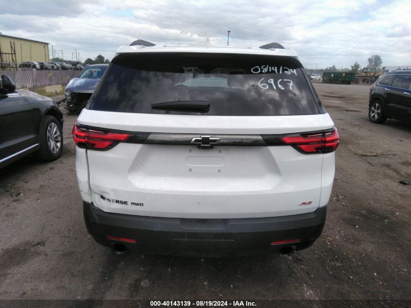 2023 Chevrolet Traverse Awd Rs VIN: 1GNEVJKW5PJ186967 Lot: 40143139