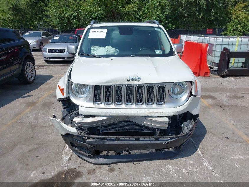 2015 Jeep Renegade Limited VIN: ZACCJADT7FPB28842 Lot: 40143202