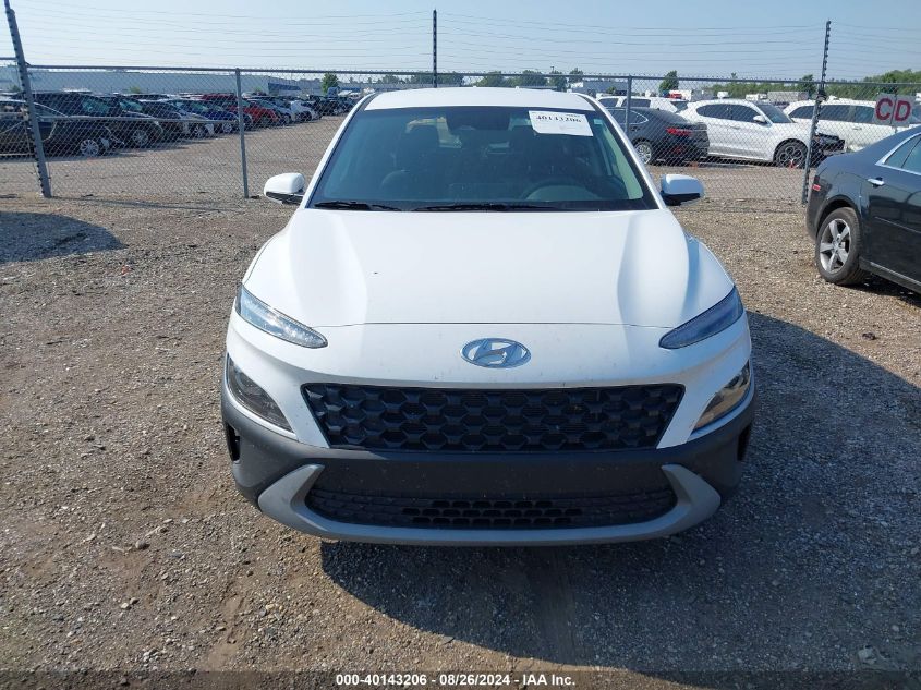 2022 Hyundai Kona Se VIN: KM8K22AB5NU863273 Lot: 40143206