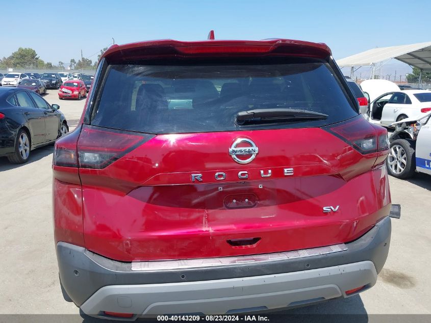 2021 Nissan Rogue Sv Fwd VIN: 5N1AT3BA5MC786400 Lot: 40143209