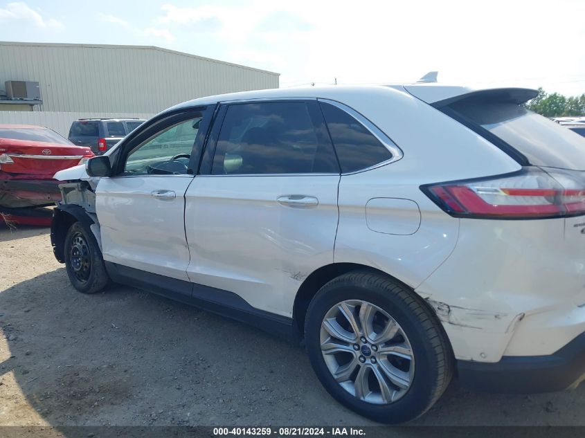 2019 Ford Edge Titanium VIN: 2FMPK3K97KBB36449 Lot: 40143259