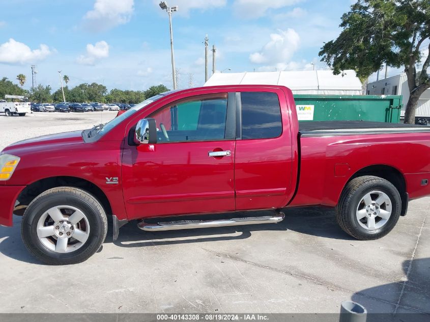 2004 Nissan Titan Se VIN: 1N6AA06A24N562005 Lot: 40143308