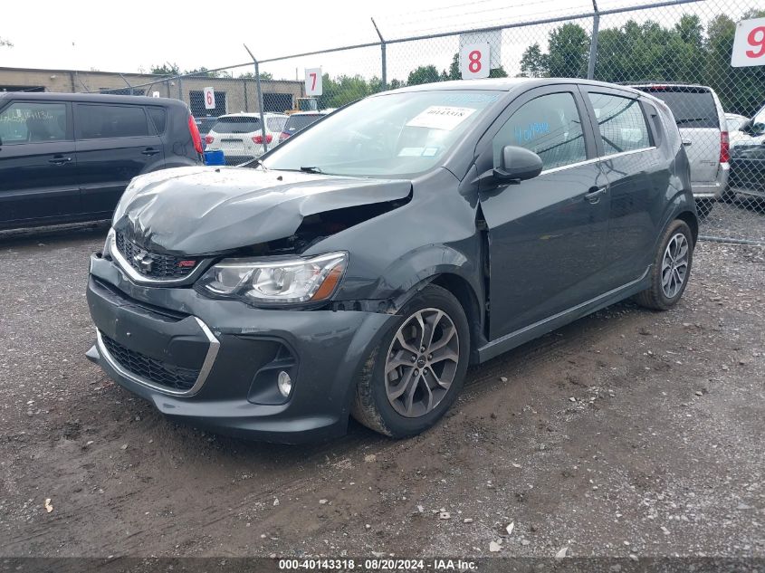 2018 Chevrolet Sonic Lt VIN: 1G1JD6SB7J4127731 Lot: 40143318