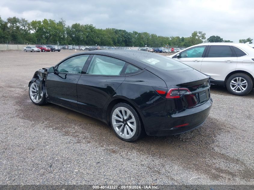 2023 Tesla Model 3 Rear-Wheel Drive VIN: 5YJ3E1EA1PF448720 Lot: 40143327