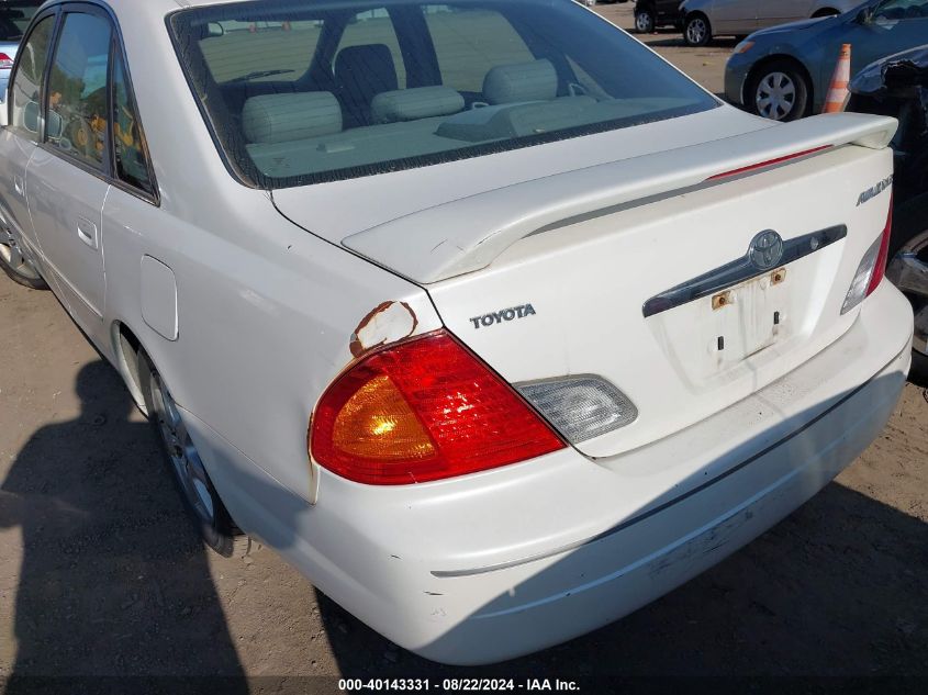 2001 Toyota Avalon Xls VIN: 4T1BF28B61U195262 Lot: 40143331