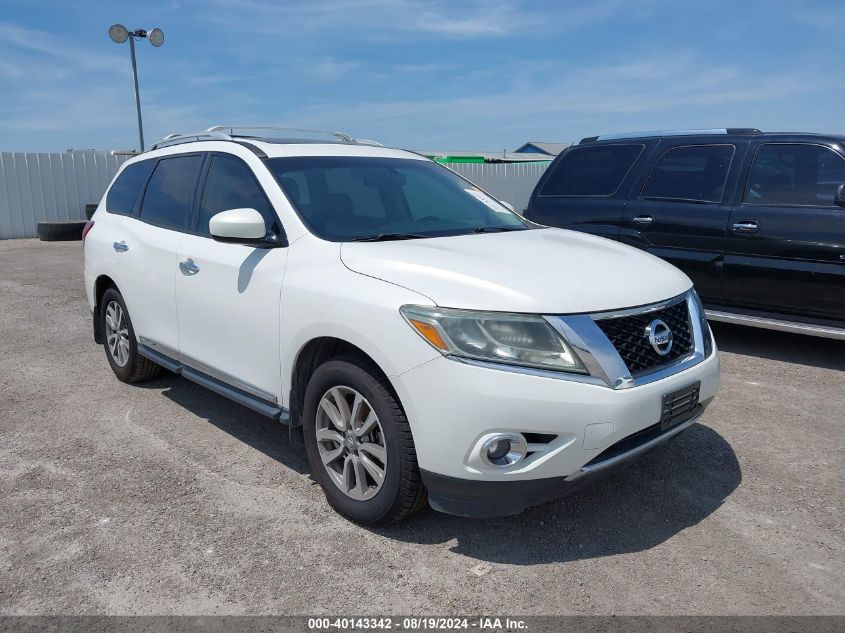 2014 Nissan Pathfinder Sl VIN: 5N1AR2MN7EC649940 Lot: 40143342