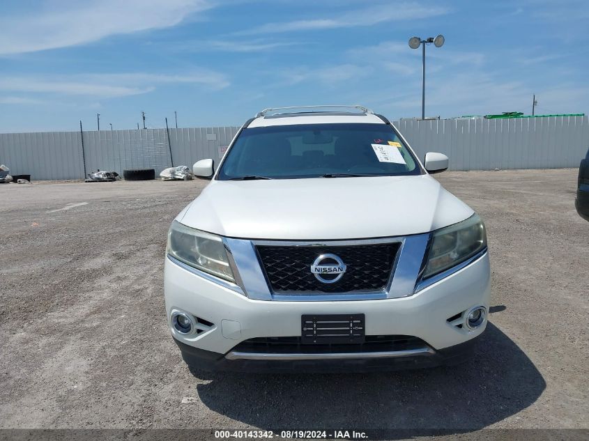 2014 Nissan Pathfinder Sl VIN: 5N1AR2MN7EC649940 Lot: 40143342