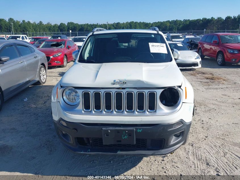 2018 Jeep Renegade Limited VIN: ZACCJBDB9JPH03061 Lot: 40143346