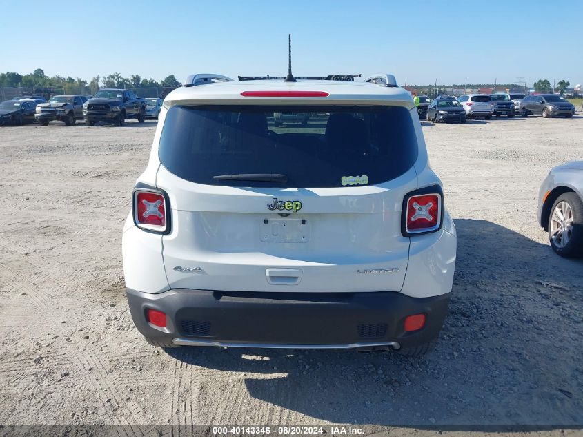 2018 Jeep Renegade Limited VIN: ZACCJBDB9JPH03061 Lot: 40143346