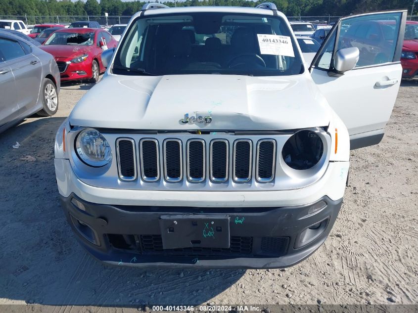 2018 Jeep Renegade Limited VIN: ZACCJBDB9JPH03061 Lot: 40143346