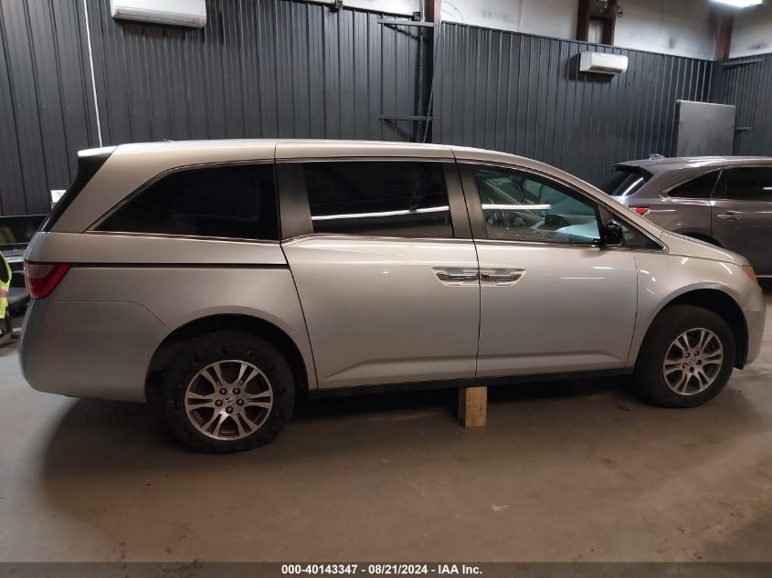 2012 Honda Odyssey Ex-L VIN: 5FNRL5H67CB046435 Lot: 40143347