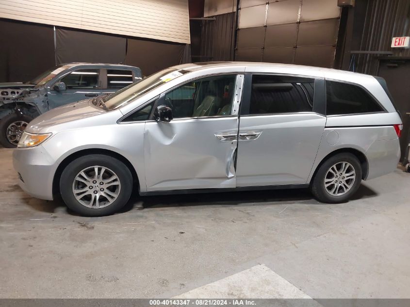 2012 Honda Odyssey Ex-L VIN: 5FNRL5H67CB046435 Lot: 40143347