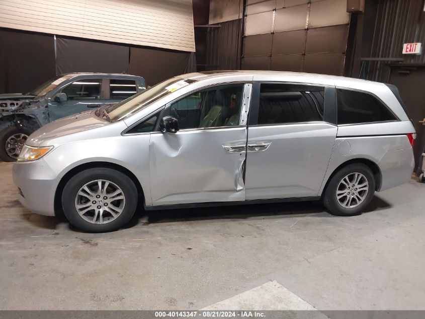 2012 Honda Odyssey Ex-L VIN: 5FNRL5H67CB046435 Lot: 40143347