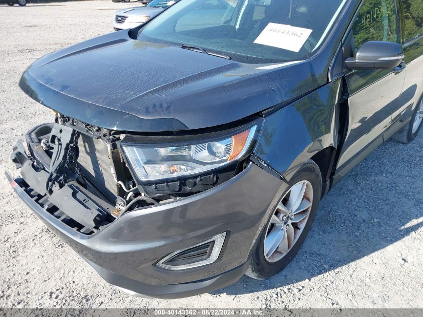 2015 Ford Edge Sel VIN: 2FMTK4J93FBB80234 Lot: 40143362