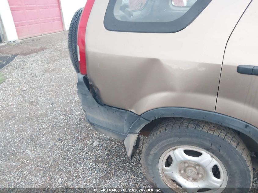 2002 Honda Cr-V Lx VIN: JHLRD77512C091371 Lot: 40143403