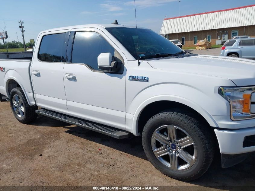 2019 Ford F-150 Lariat VIN: 1FTEW1E40KKD70488 Lot: 40143418