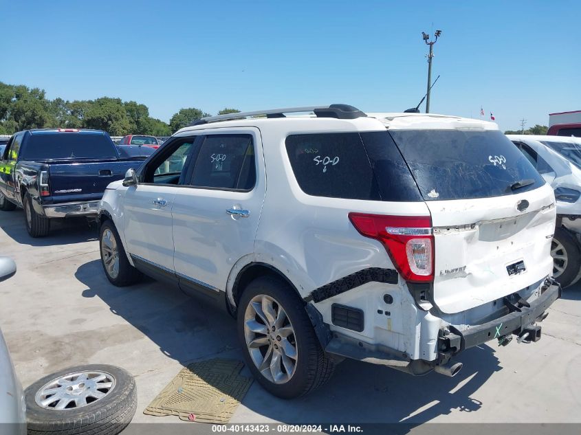 2013 Ford Explorer Limited VIN: 1FM5K7F82DGA66533 Lot: 40143423