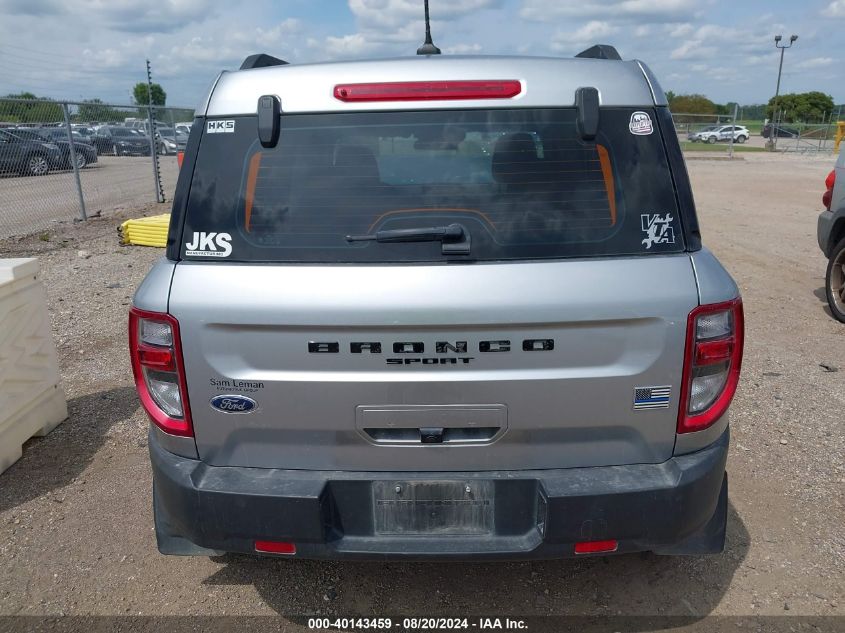 2021 Ford Bronco Sport VIN: 3FMCR9A64MRB32402 Lot: 40143459