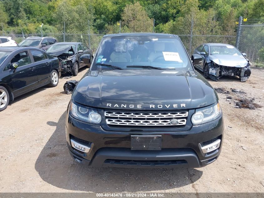 2016 Land Rover Range Rover Sport 3.0L V6 Supercharged Hse VIN: SALWR2VFXGA637936 Lot: 40143476