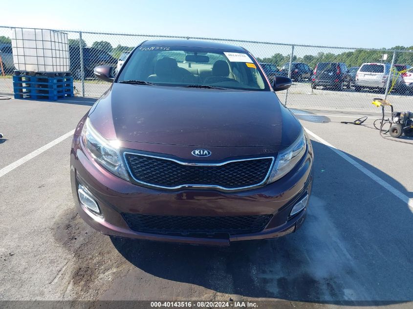 2015 Kia Optima Lx VIN: 5XXGM4A75FG480310 Lot: 40143516