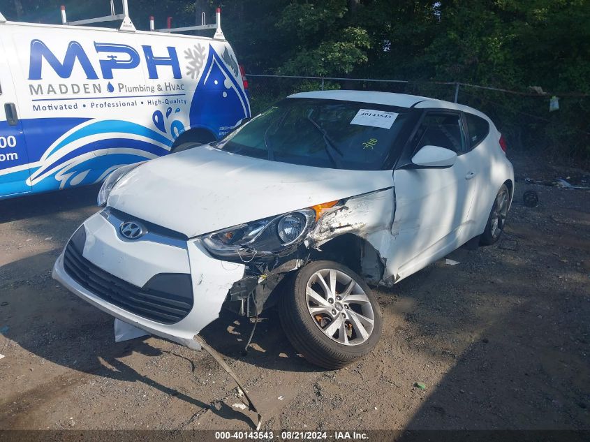 2017 Hyundai Veloster VIN: KMHTC6ADXHU310553 Lot: 40143543