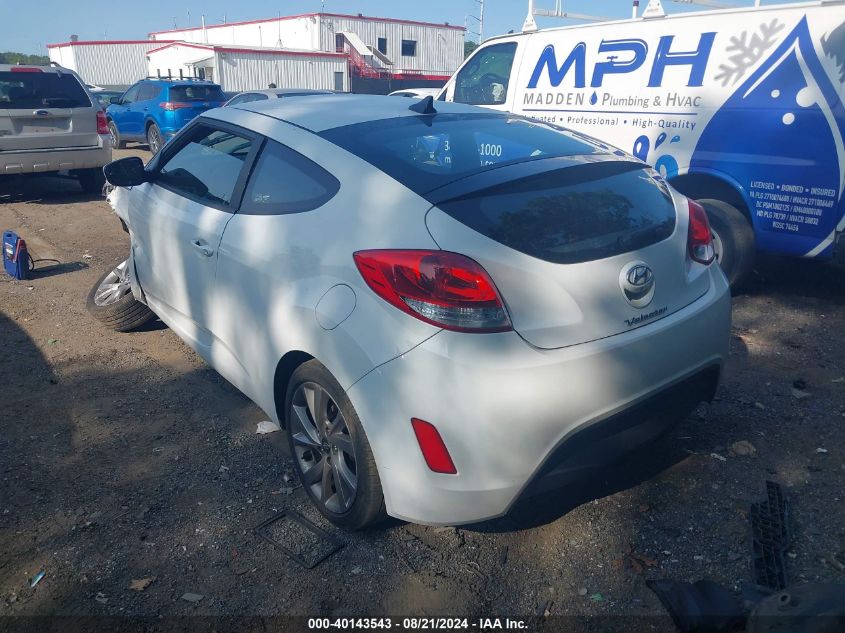 2017 Hyundai Veloster VIN: KMHTC6ADXHU310553 Lot: 40143543