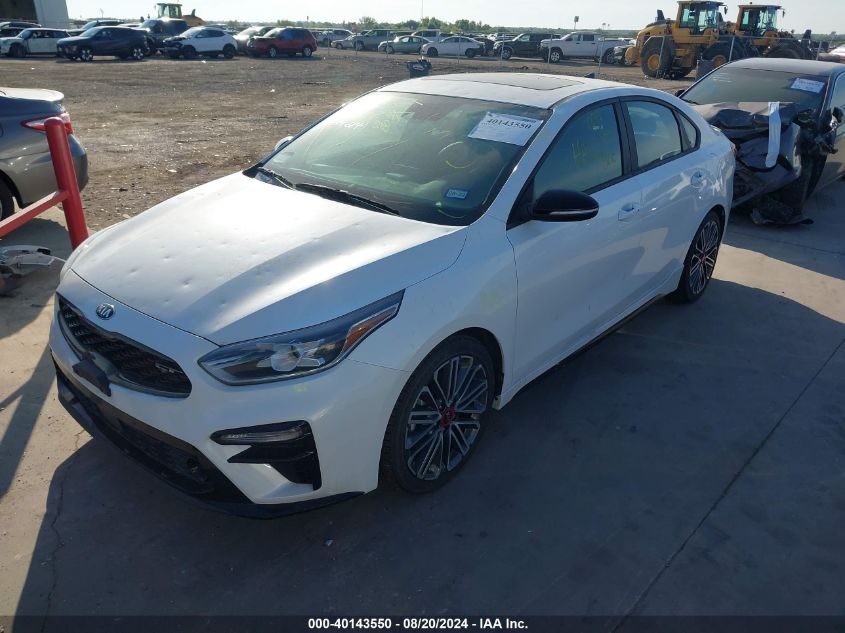 2020 Kia Forte Gt VIN: 3KPF44AC3LE211249 Lot: 40143550