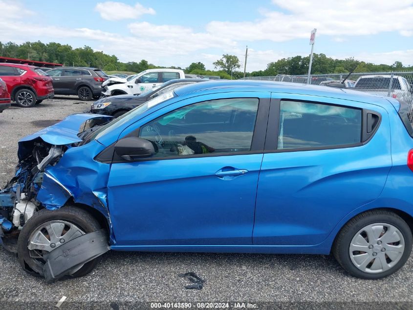 2017 Chevrolet Spark Ls Manual VIN: KL8CA6SA9HC756660 Lot: 40143590