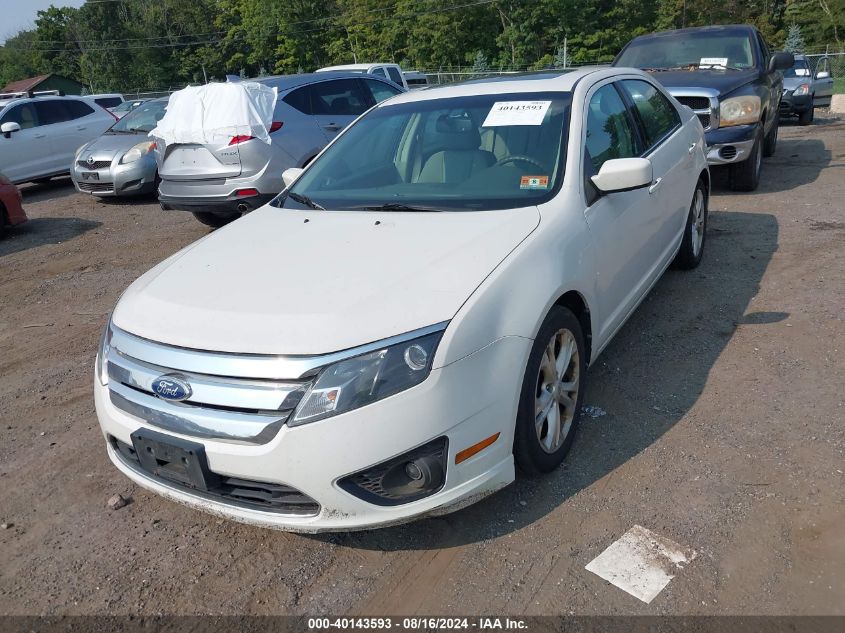 2012 Ford Fusion Se VIN: 3FAHP0HA9CR152123 Lot: 40143593