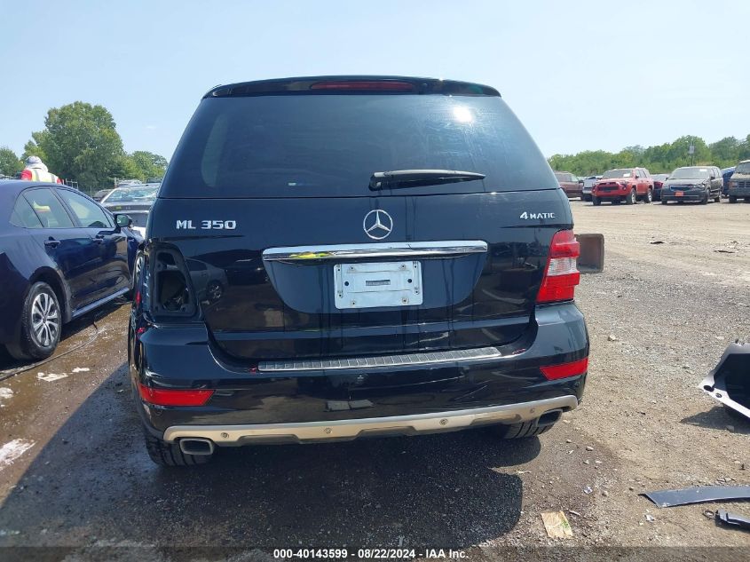 2010 Mercedes-Benz Ml 350 4Matic VIN: 4JGBB8GB6AA563070 Lot: 40143599