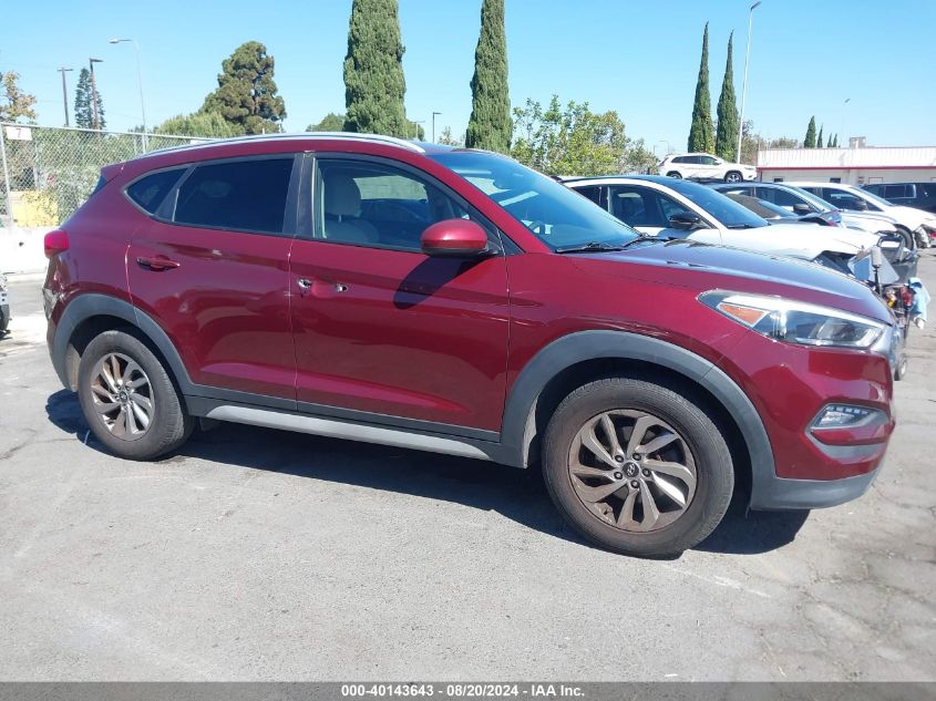 2018 Hyundai Tucson Sel VIN: KM8J3CA4XJU646909 Lot: 40143643