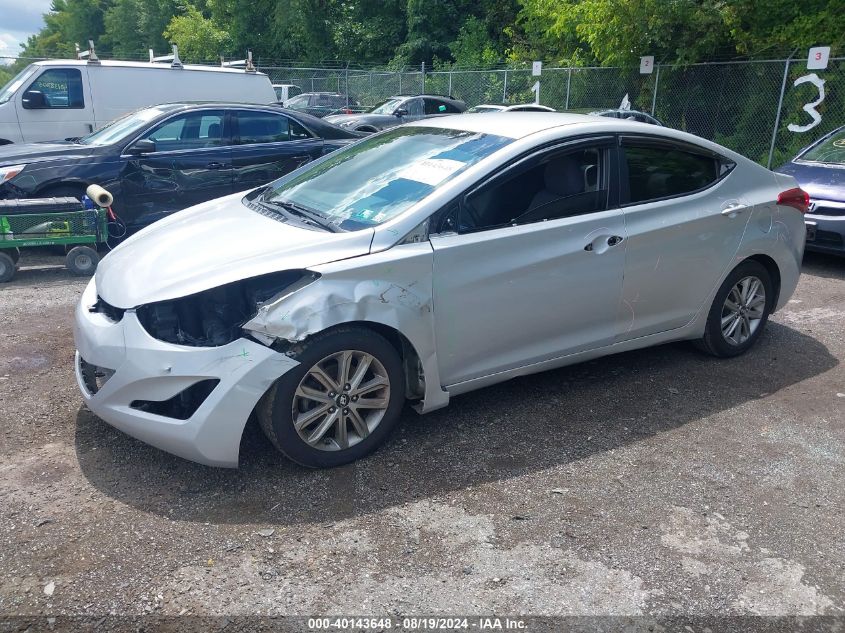 2015 Hyundai Elantra Se VIN: 5NPDH4AE9FH578802 Lot: 40143648