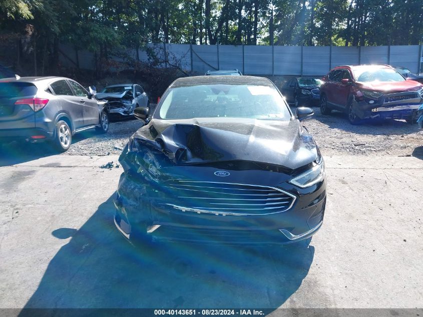 2019 Ford Fusion Sel VIN: 3FA6P0CD5KR150067 Lot: 40143651