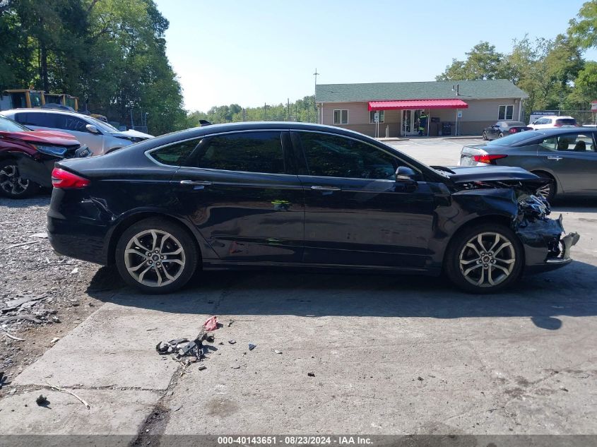 2019 Ford Fusion Sel VIN: 3FA6P0CD5KR150067 Lot: 40143651