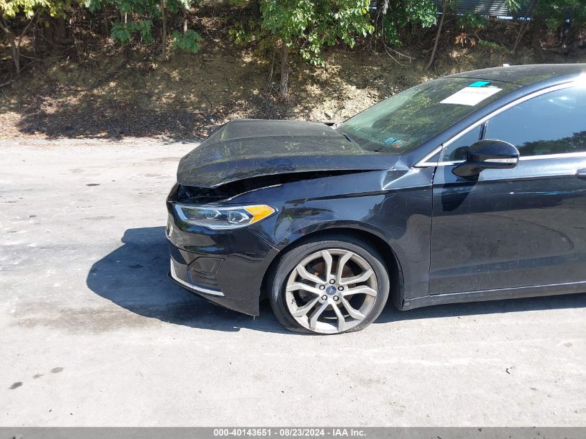 2019 Ford Fusion Sel VIN: 3FA6P0CD5KR150067 Lot: 40143651