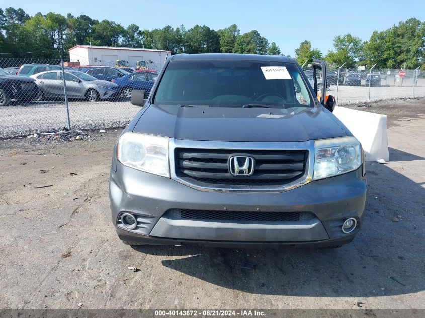 2012 Honda Pilot Ex-L VIN: 5FNYF4H56CB081035 Lot: 40143672